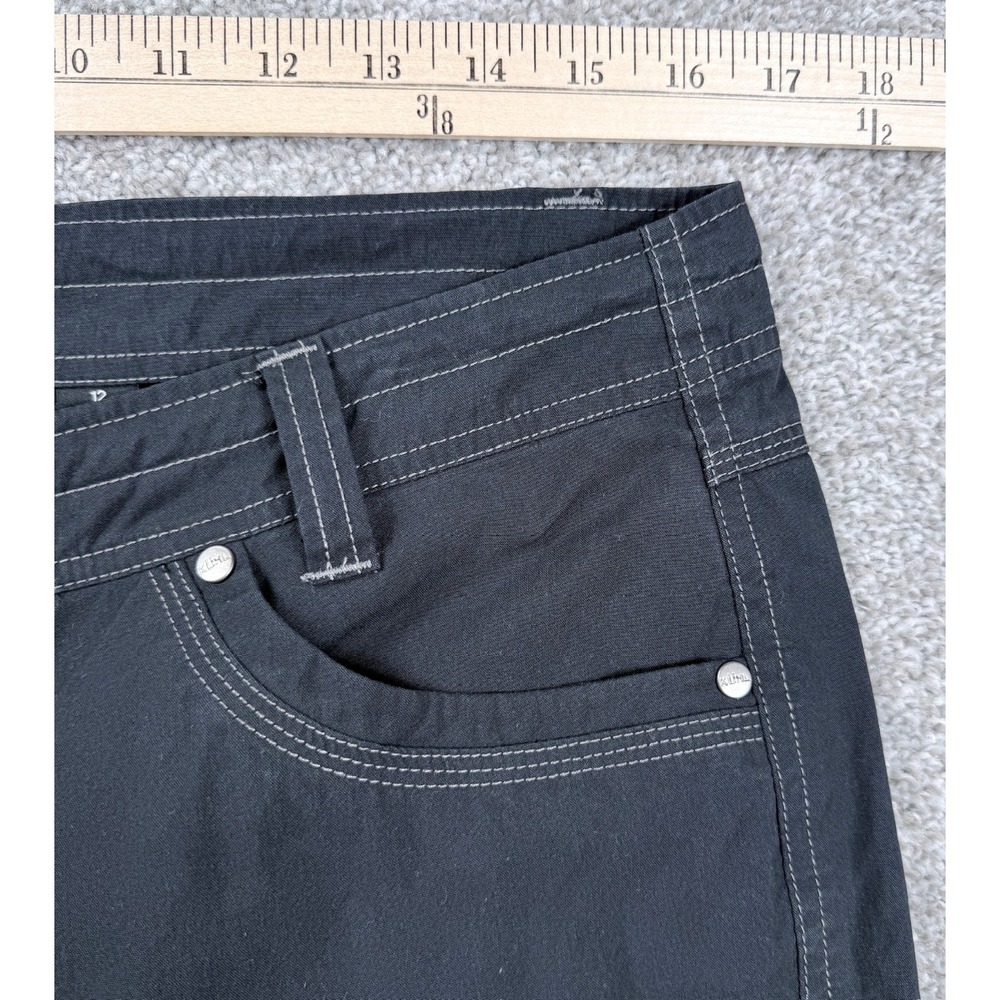 Kuhl Splash Roll Up Cargo Hiking Pants Womens 12 Regular Black Outdoor - Picture 3 of 12